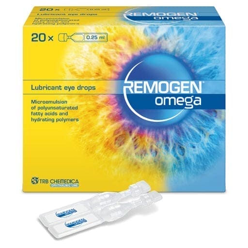 Keratoconjunctivitis sicca, REMOGEN Omega eye drops - UKDorf 