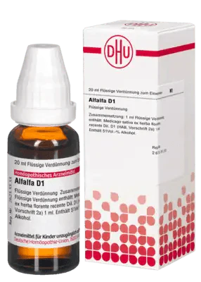 Kidney conditions, bladder and prostate, ALFALFA D 1 dilution - UKDorf 