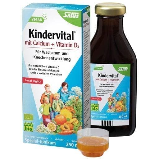 KINDERVITAL with Calcium+D3 tonic Bio Salus - UKDorf 