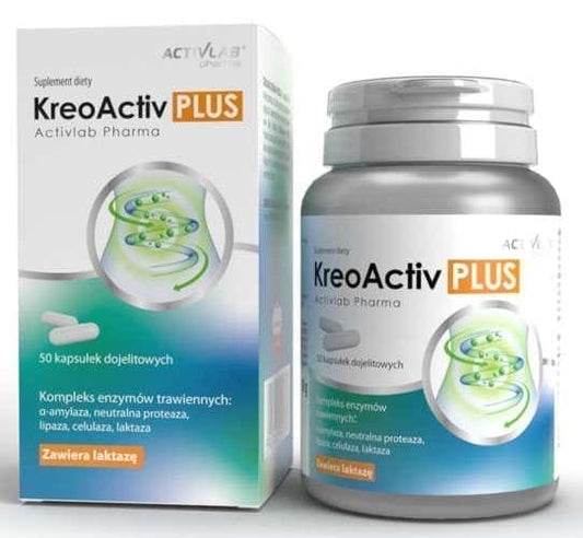 KreoActiv Plus, amylase, protease, lactase, cellulase, lipase - UKDorf 