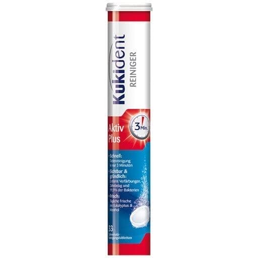 KUKIDENT Active Plus, anti-tartar Tablets - UKDorf 