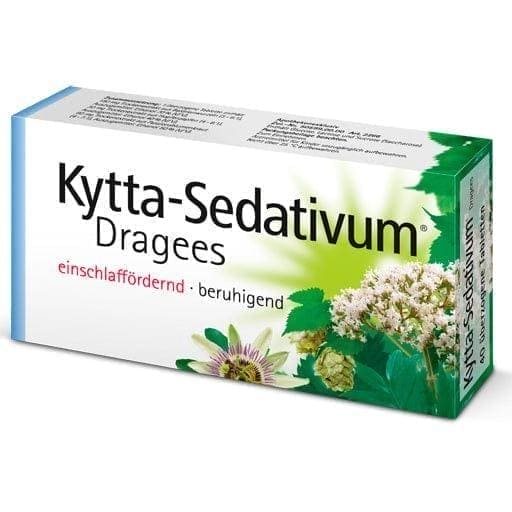 KYTTA SEDATIVE Dragees, valerian root, hop cone, passion flower - UKDorf 