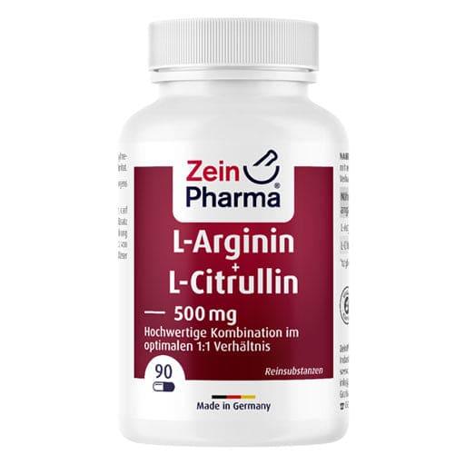L-ARGININE & L-CITRULLINE 500 mg capsules - UKDorf 