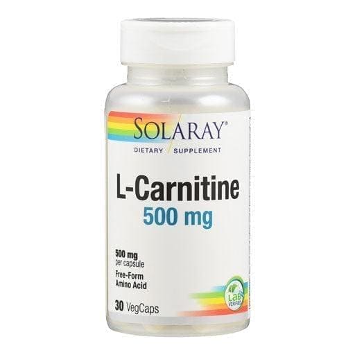 l carnitin l tartrate supplement, 500 mg Solaray Capsules - UKDorf 