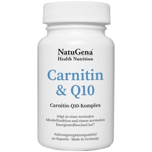 L-Carnitine, essential amino acids L-lysine, L-methionine, CARNITIN, Q10 capsules - UKDorf 