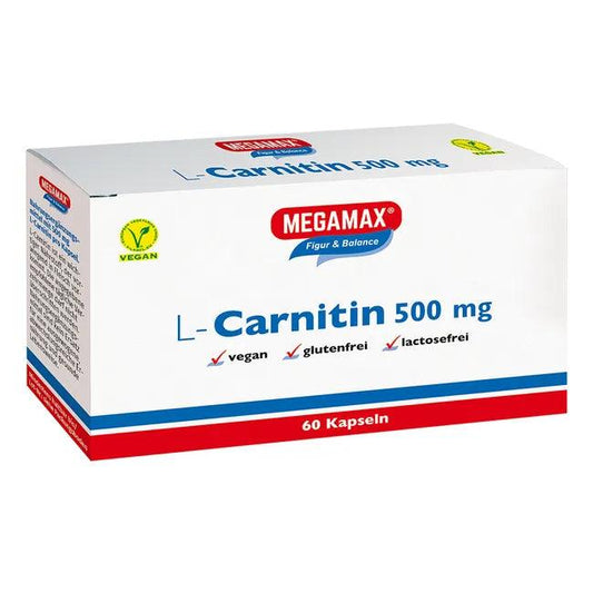 l carnitine, MEGAMAX L-Carnitine, 500 mg Capsules - UKDorf 