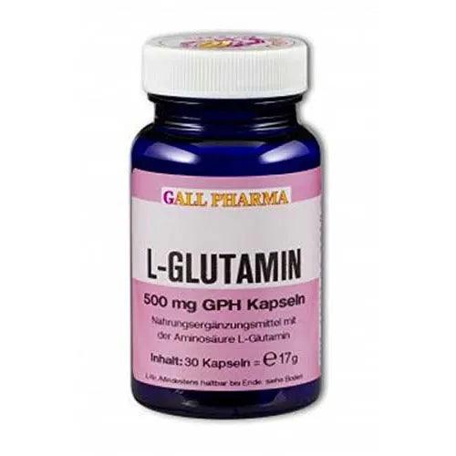 L-GLUTAMINE 500 mg GPH capsules, l glutamine - UKDorf 