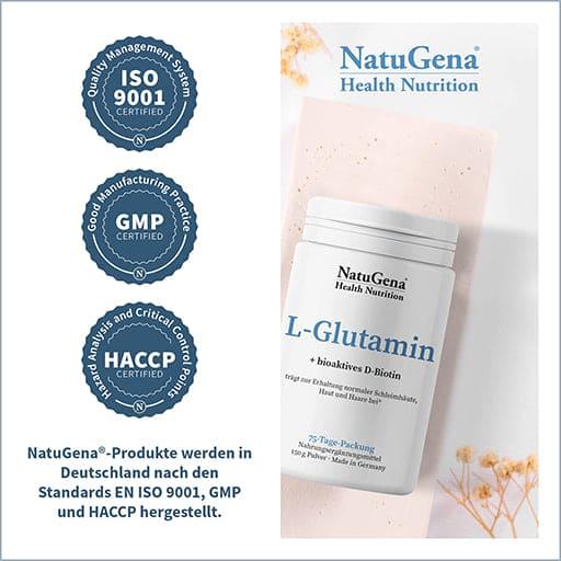 L-GLUTAMINE POWDER, bioactive biotin - UKDorf 