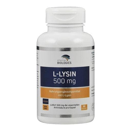 L-LYSINE, l-lysine benefits, 500 mg, vegetarian, capsules - UKDorf 