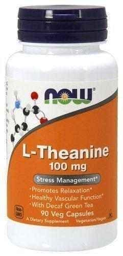 L-Theanine 100mg with green tea x 90 capsules UK