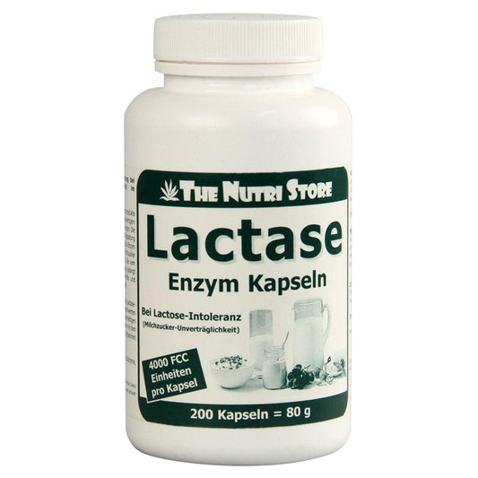 LACTASE 4,000 FCC capsules 200 pieces, lactose intolerance - UKDorf 