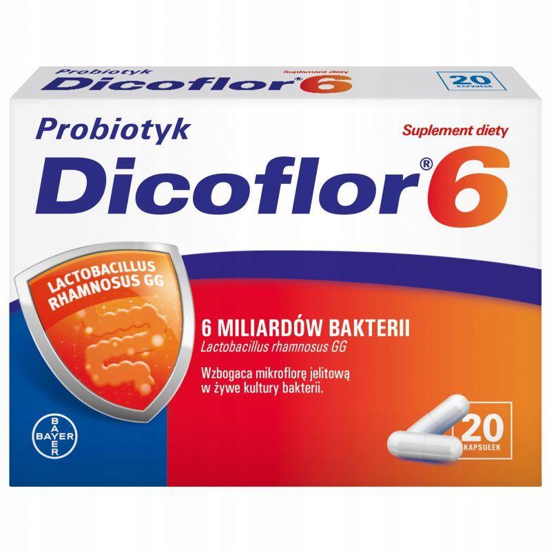 Lactobacillus rhamnosus GG, Dicoflor 6 x 20 caps. UK