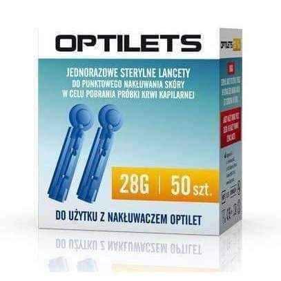 Lancet Optilets x 50 pieces, taking blood samples, blood test UK