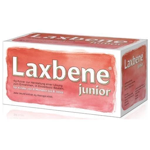 LAXBENE junior 4 g Plv.zHeLsg.z.Einn.Kdr.6M.-8J 50 pc UK
