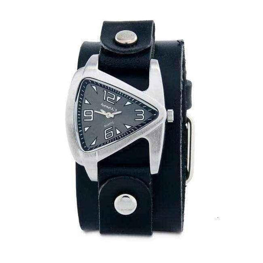 Leather cuff watch UK