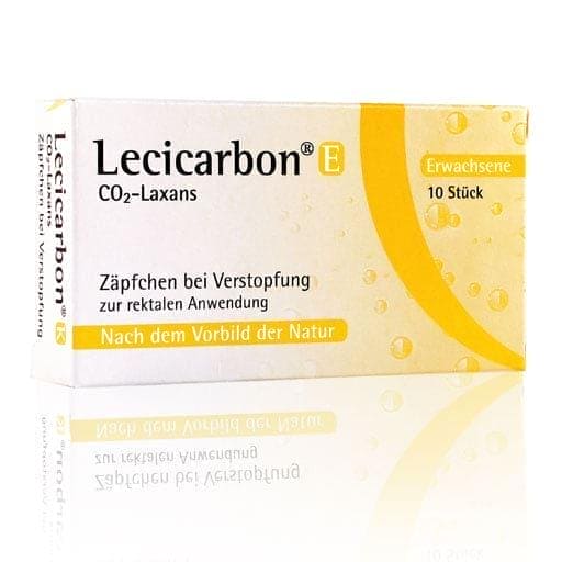 LECICARBON suppositories, E CO2 laxative adult suppositories - UKDorf 