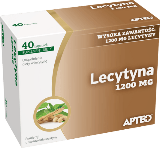 LECITHIN 1200mg Apteo, soy lecithin UK