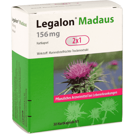 LEGALON Madaus 156 mg milk thistle benefits UK