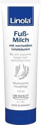 LINOLA foot milk 100 ml UK