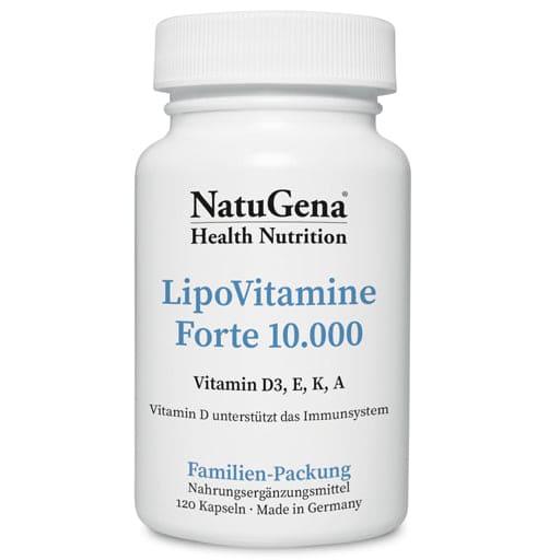 LIPOVITAMINE Forte 10,000 IU D3+K2+A+E capsules - UKDorf 
