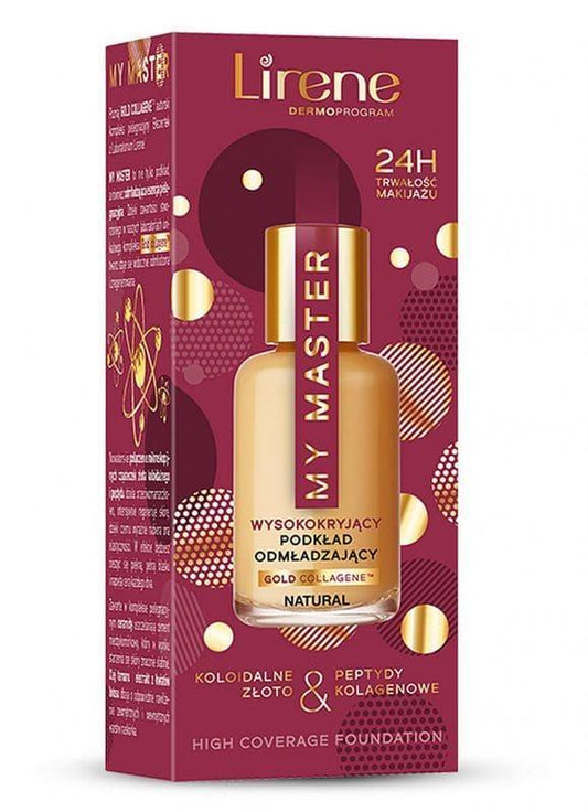 LIRENE MY MASTER, High-coverage mattifying foundation, NATURAL - UKDorf 