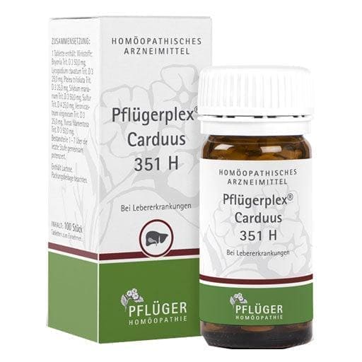 Liver disease, fatty liver disease, liver disease symptoms, PFLUEGERPLEX Carduus 351 H tablets - UKDorf 