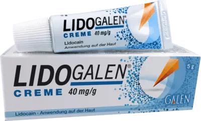 Local anesthetic, LIDOGALEN, lidocaine cream, relieves pain - UKDorf 