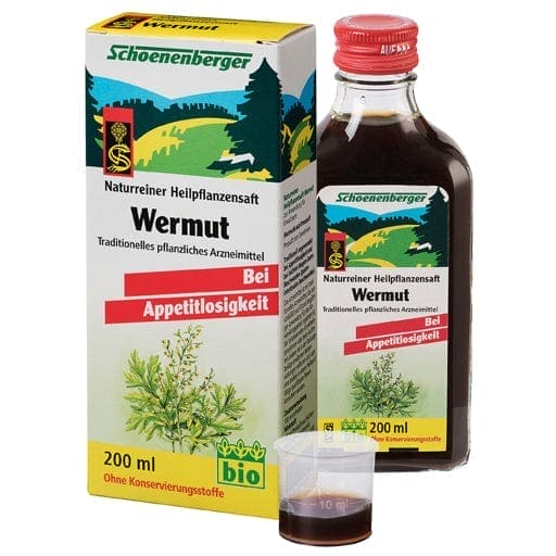 Loss of appetite and tiredness, Wormwood, VERMOUTH JUICE Schoenenberger - UKDorf 