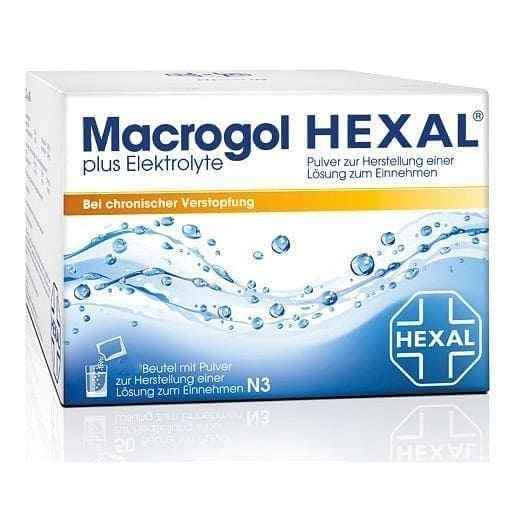 Macrogol 3350 sachets, HEXAL plus electrolytes