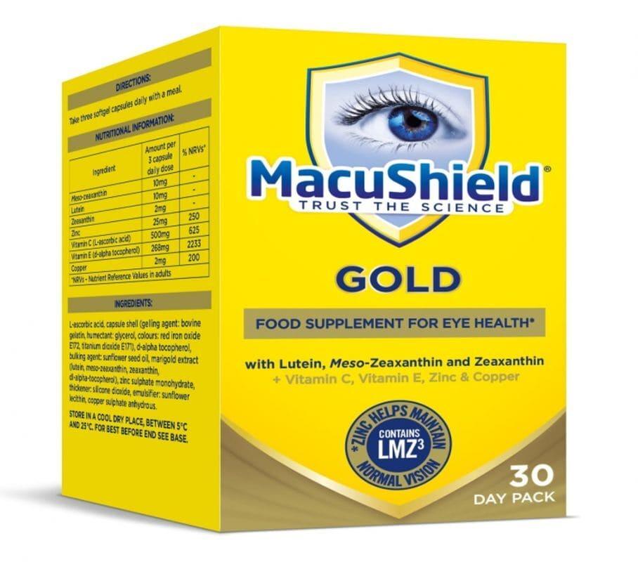 MacuShield Gold, LMZ3, vitamin C, vitamin E, zinc, copper - UKDorf 