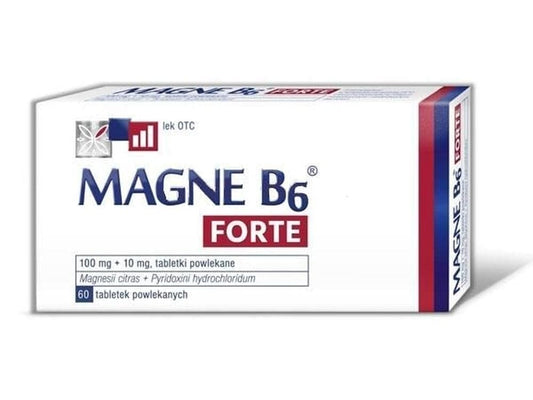 Magne B6 Forte 60 tablets - UKDorf 