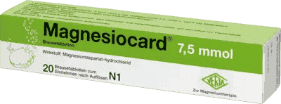 MAGNESIOCARD 7.5 magnesium aspartate, aspartame, sodium, potassium - UKDorf 
