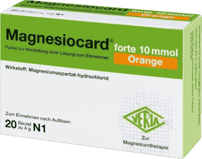 MAGNESIOCARD forte 10 mmol, magnesium aspartate sachets - UKDorf 
