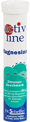 Magnesium carbonate, ACTIVLINE Magnesium Lemon effervescent tablets - UKDorf 