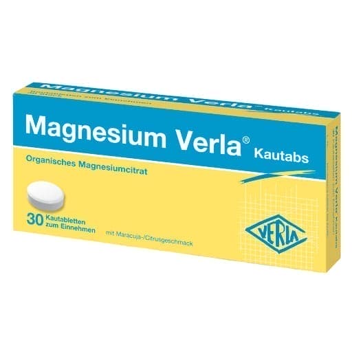 Magnesium chewable tablets, MAGNESIUM VERLA - UKDorf 