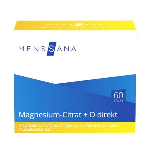 MAGNESIUM CITRATE+D direct MensSana powder - UKDorf 
