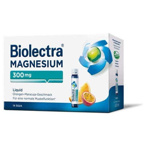 Magnesium citrate liquid, BIOLECTRA Magnesium 300mg Liquid - UKDorf 