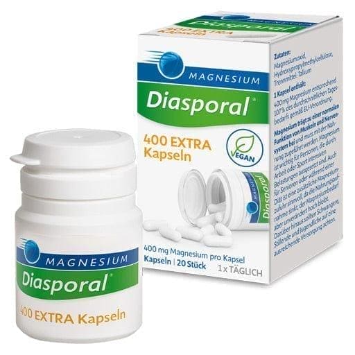 MAGNESIUM DIASPORAL 400 Extra Capsules - UKDorf 