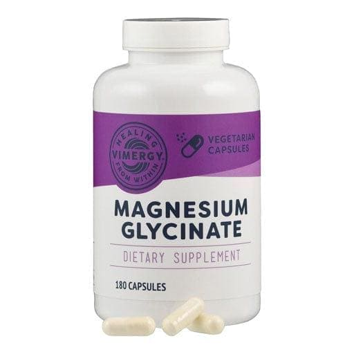 MAGNESIUM GLYCINATE Vimergy Capsules, Ginger & Turmeric, L-Lysine - UKDorf 