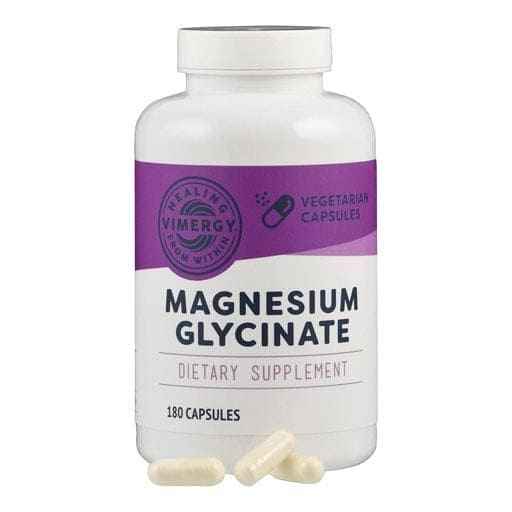 MAGNESIUM GLYCINATE Vimergy Capsules, Ginger & Turmeric, L-Lysine