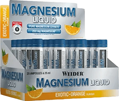 MAGNESIUM LIQUID 250 mg Exotic-Orange drinking ampoules - UKDorf 