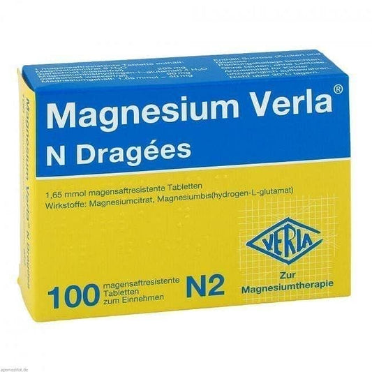 MAGNESIUM Verla, magnesium citrate Dragees UK