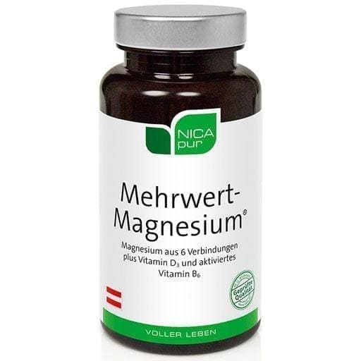Magnesium, vitamin B6, vitamin D3, capsules NICAPUR - UKDorf 