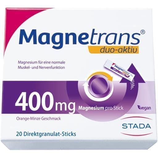 MAGNETRANS duo-aktiv 400 mg Magnesium sticks UK