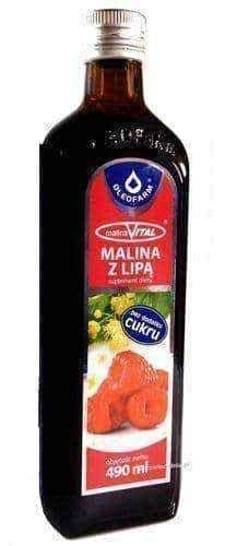 MalinaVital Raspberry with lime 490ml UK