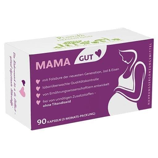 MAMA GUT Pregnancy with folic acid 3-month capsules vegan - UKDorf 