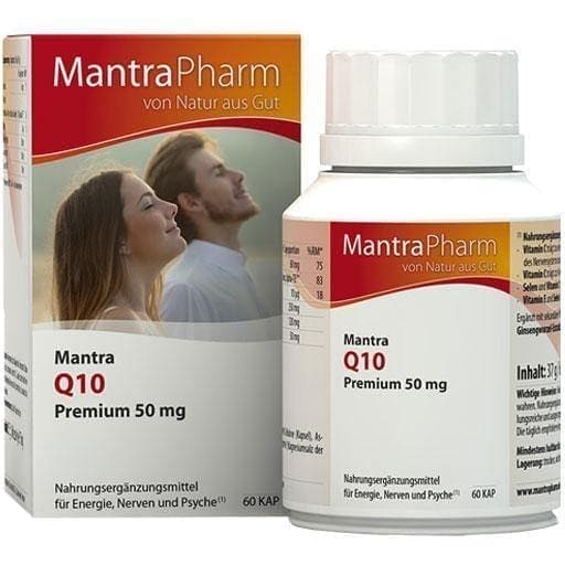 MANTRA coenzyme q10 Premium 50 mg capsules UK