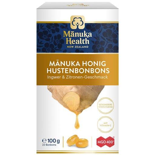 MANUKA HEALTH MGO 400+ Lollipops.Ginger-Lemon - UKDorf 