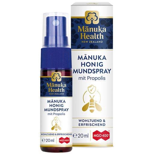 MANUKA HEALTH MGO 400+ Manuka & Propolis mouth spray - UKDorf 