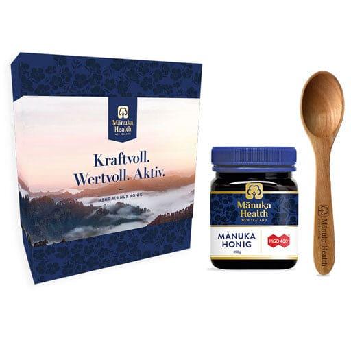 MANUKA HEALTH MGO 400+ Manuka honey+eL gift set - UKDorf 